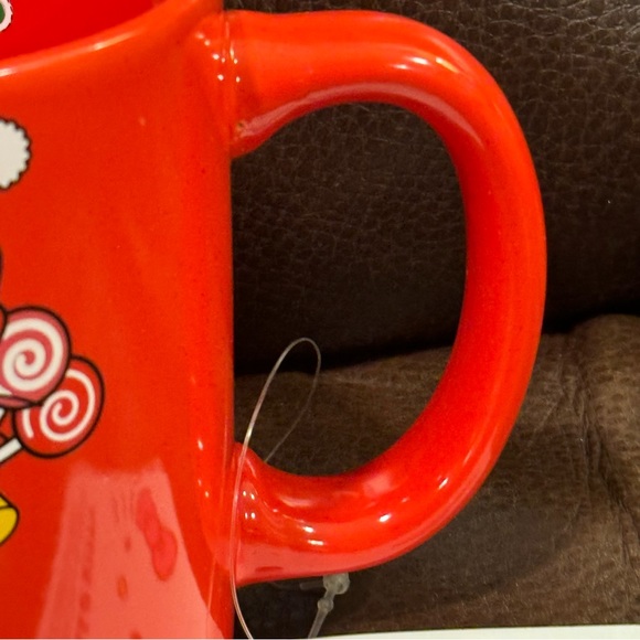 Happy Holidays Hello Kitty 16oz Christmas Mug - Stocking Santa Candy Wreath - Picture 4 of 11